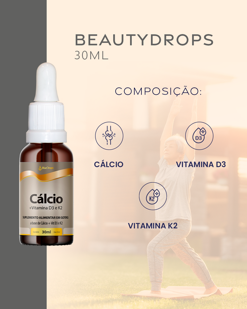 Cálcio + Vitamina D3 e K2