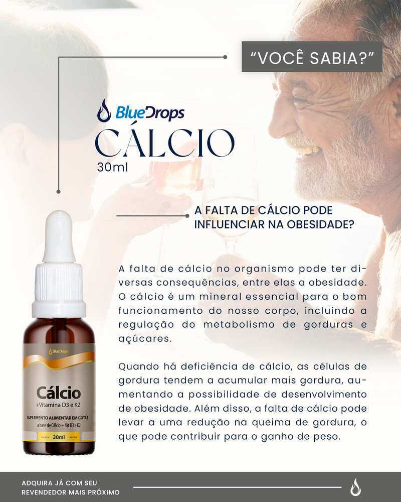 Cálcio + Vitamina D3 e K2